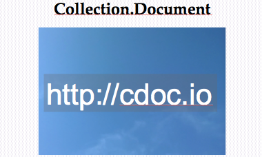 Collection Document
